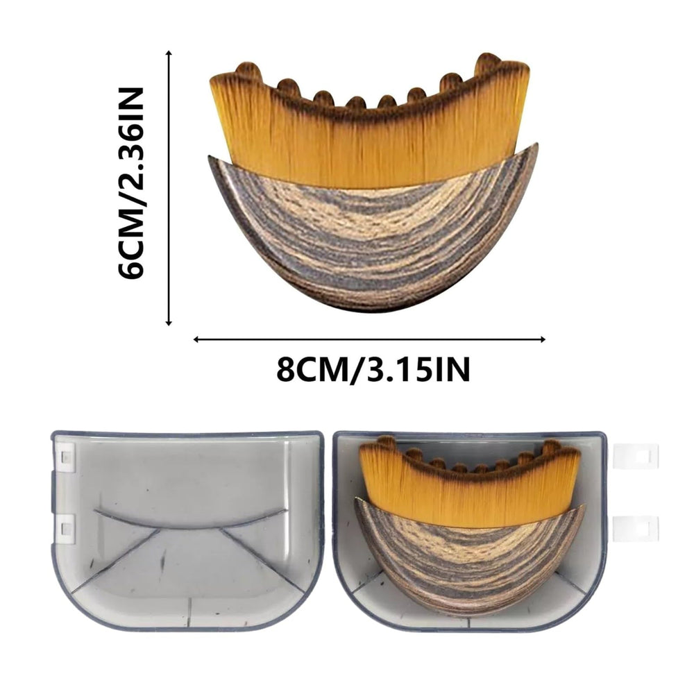 Lymphatic contour face brush ready in travel case for on-the-go skincare.