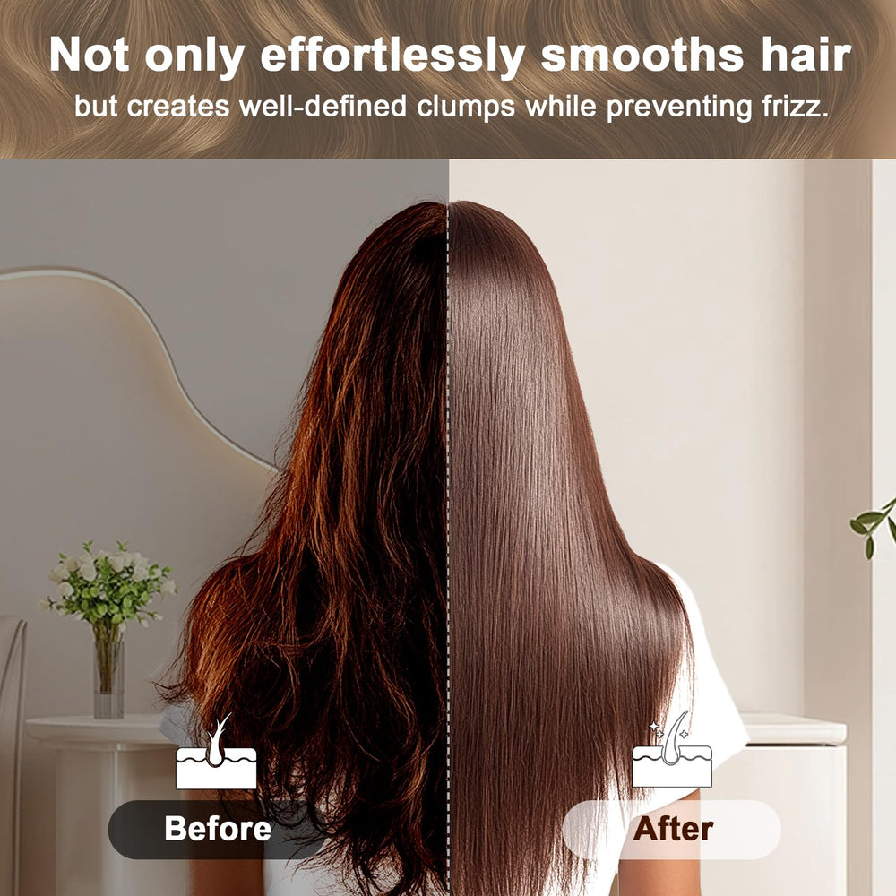 Lynnieëlle hair brush ergonomic curved handle for comfortable grip
