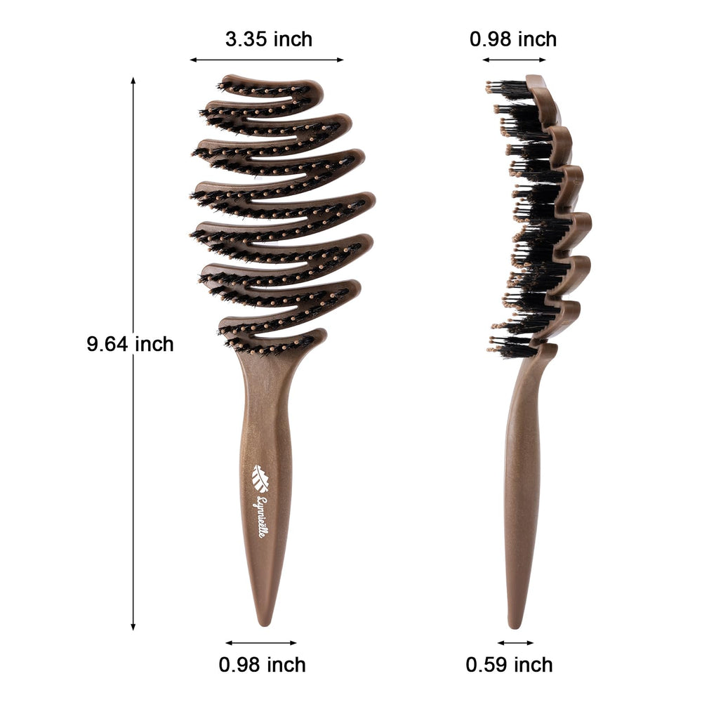 Lynnieëlle hair brush scalp massage during brushing routine