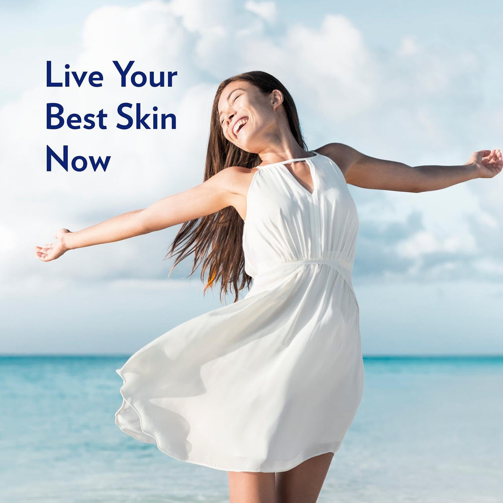 Lynx Vaseline Intensive Care Cocoa Radiant being poured for quick moisturization