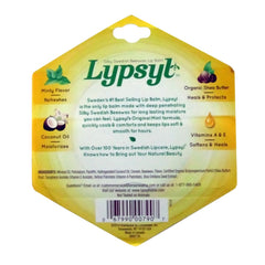 Lypsyl Intense Protection Original Mint lip balm 3-pack provides portable lip care.