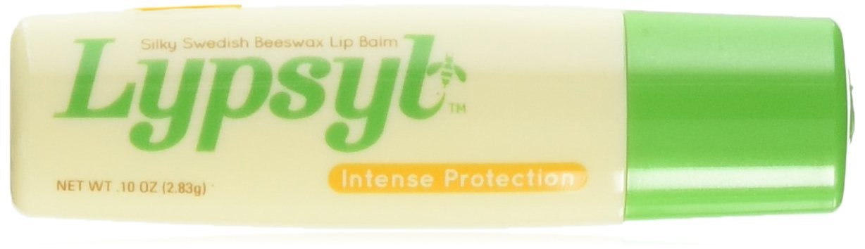 Lypsyl Intense Protection Original Mint lip balm tube delivers long-lasting moisture and a refreshing mint scent.