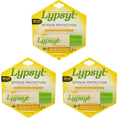 Lypsyl Intense Protection Original Mint packaging for convenient daily hydration.