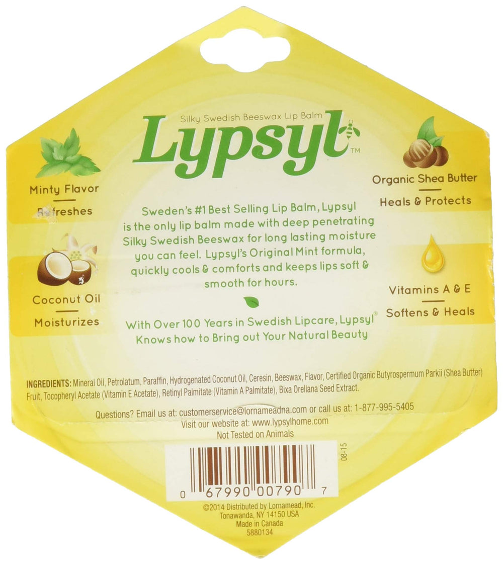 Lypsyl Lypmoisturizer Original with oversized tip for quick, even application