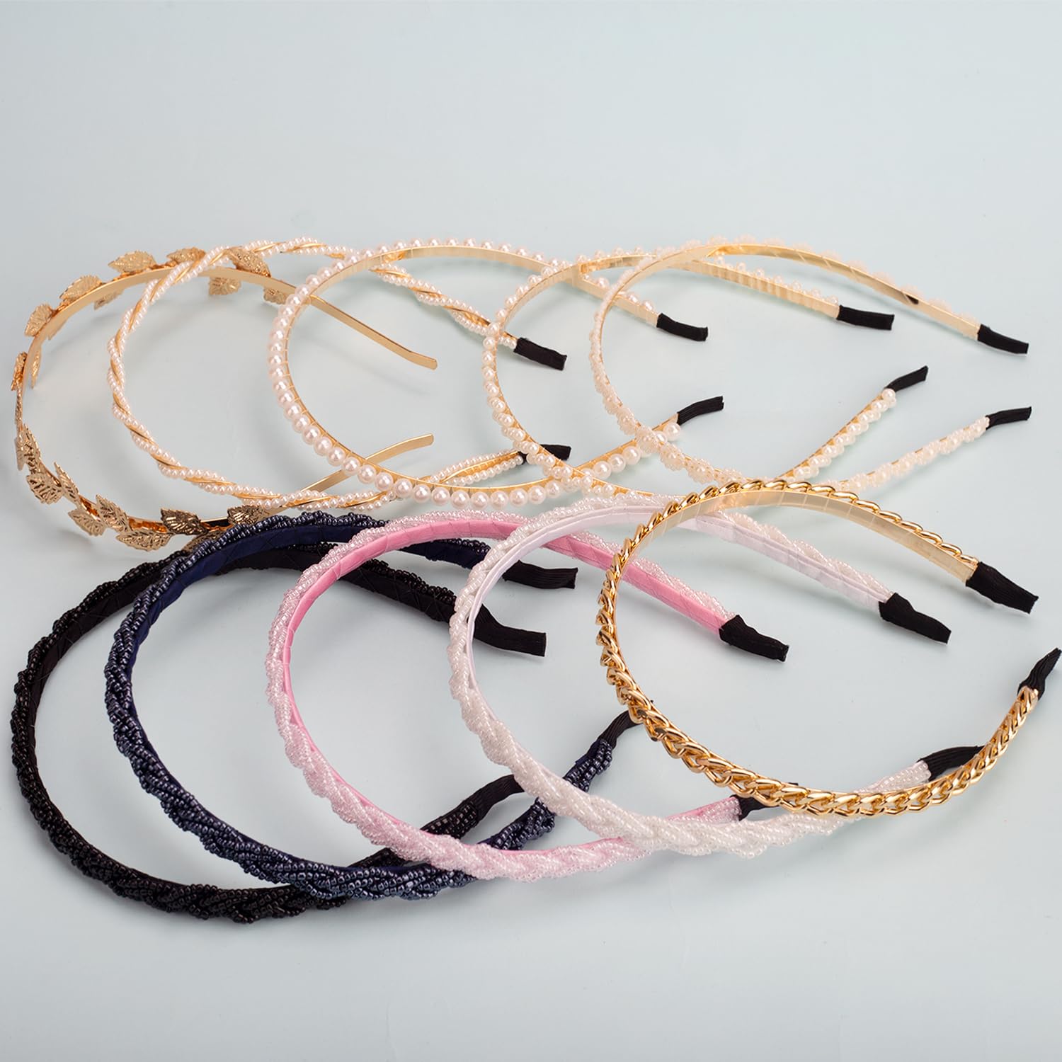 LYroo flexible headband for various hairstyles closeup supports secure fit