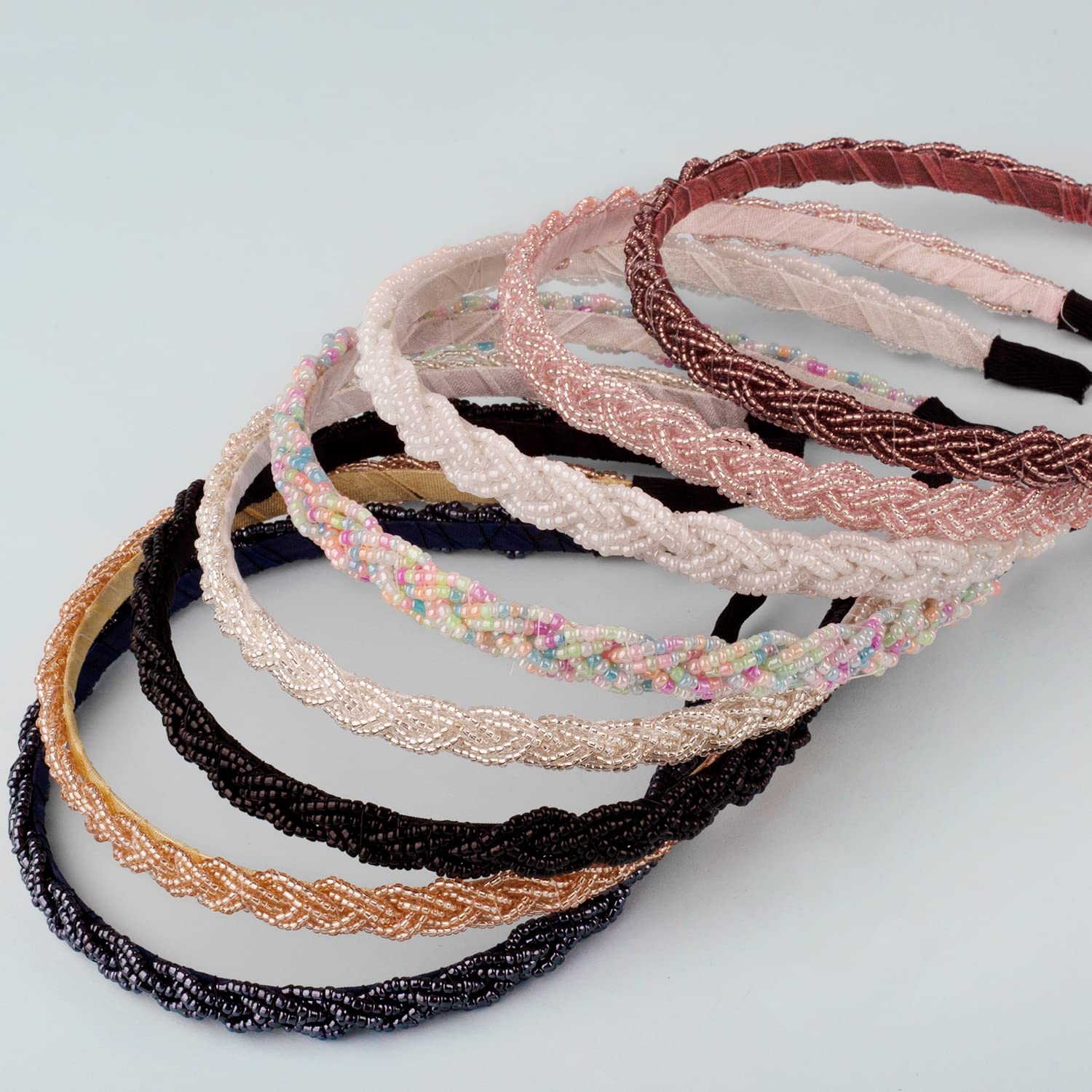 LYroo multicolor headband set offers color variety for creative looks.