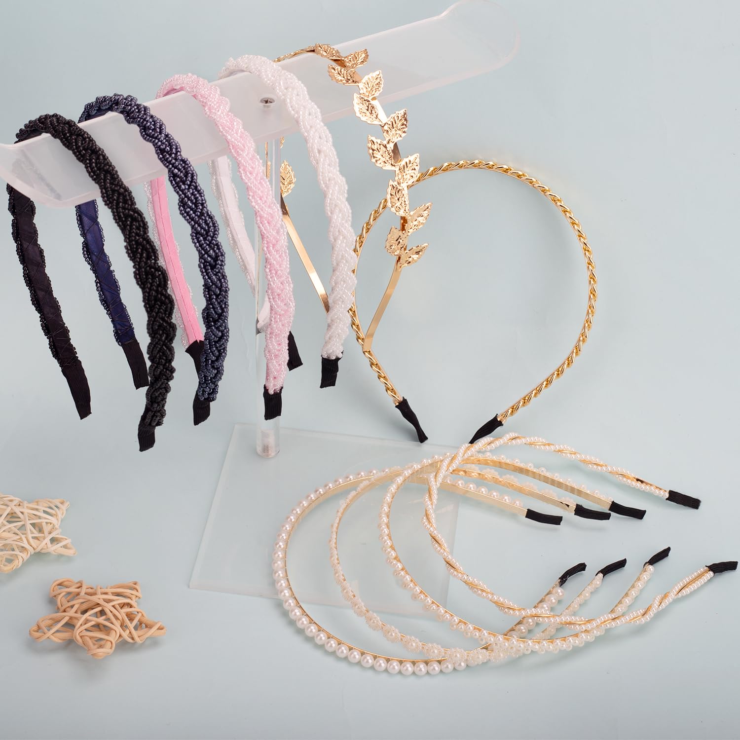 LYroo variety-styles headbands showcased for multiple outfits and occasions