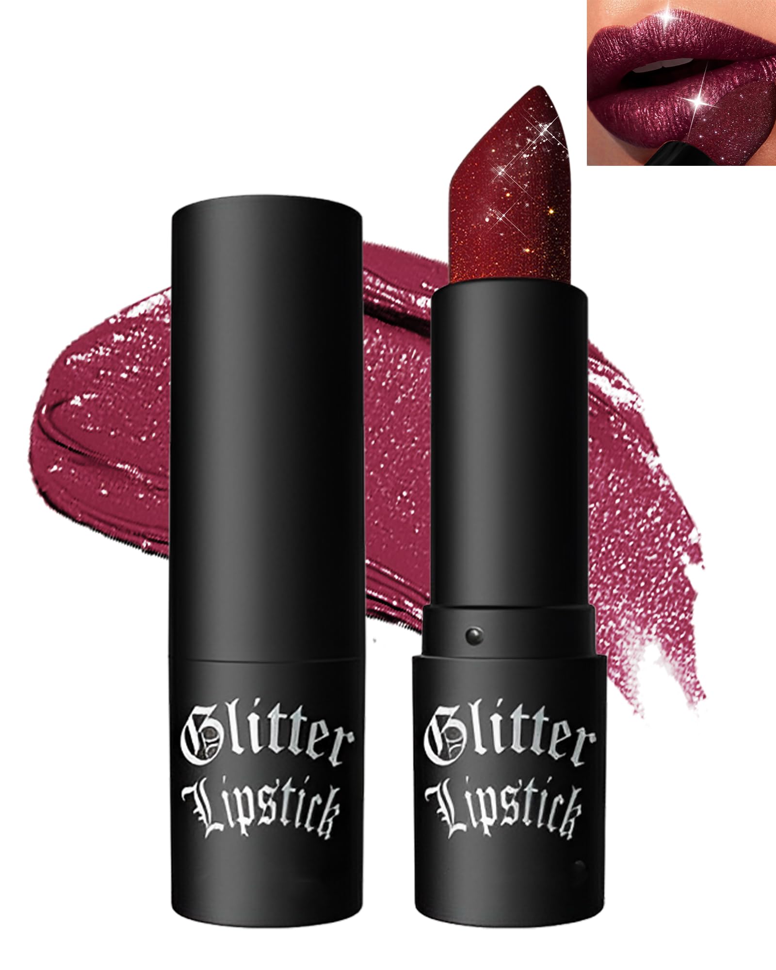 LYSdefeu barra labios diamante brillo mate, color intenso y glamour para fiestas