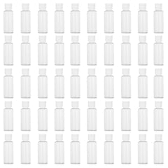 LZCNM 50-pack travel bottles packaging, bulk set ideal for party favors and events.