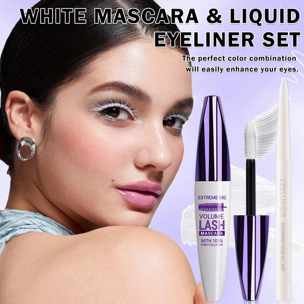 LZXLUKGIR 5D silk fiber mascara brush highlights precise lash separation for brighter eyes.