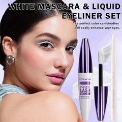 LZXLUKGIR 5D silk fiber mascara brush highlights precise lash separation for brighter eyes.