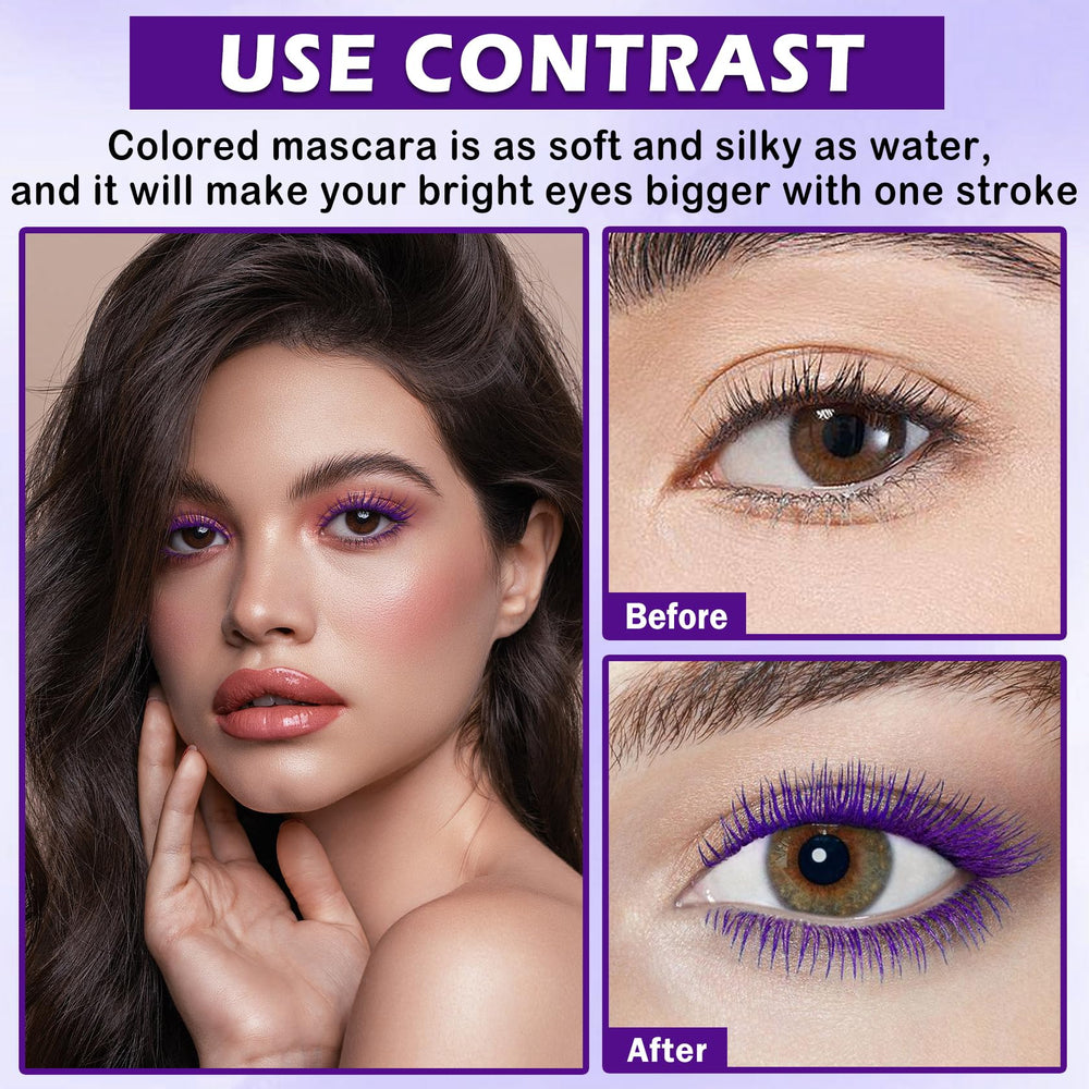 LZXLUKGIR colored eyeliner makeup swatch showing vivid line accentuating eye color.