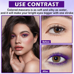 LZXLUKGIR colored eyeliner makeup swatch showing vivid line accentuating eye color.