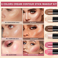 LZXLUKGIR double-ended brush-set for contouring and blending