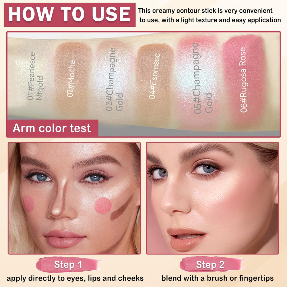 LZXLUKGIR espresso contour-bronzer-stick deepens color with a smooth finish