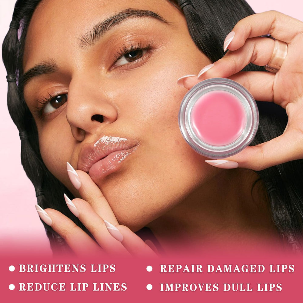 LZXLUKGIR lip-mask-overnight-treatment demonstrates moisture retention for waking lips