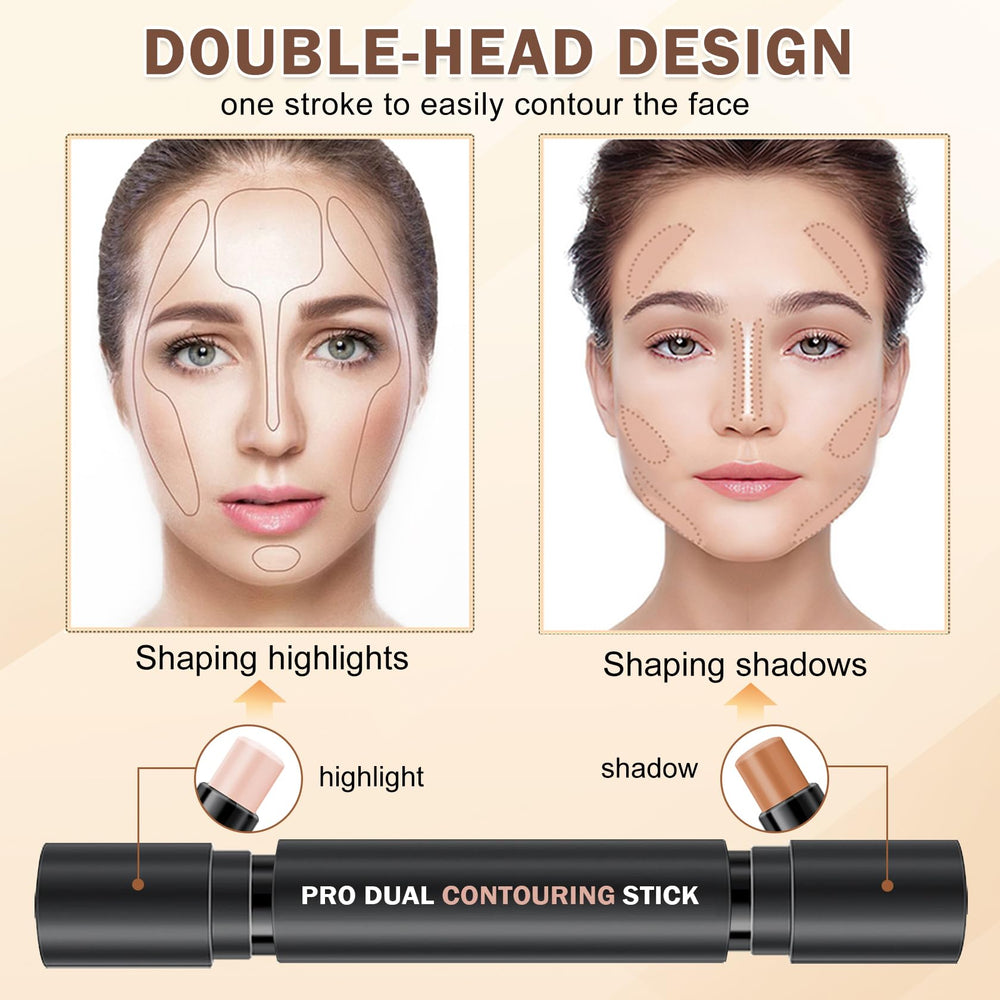 LZXLUKGIR pearlescent-gold highlighter-stick adds subtle radiance