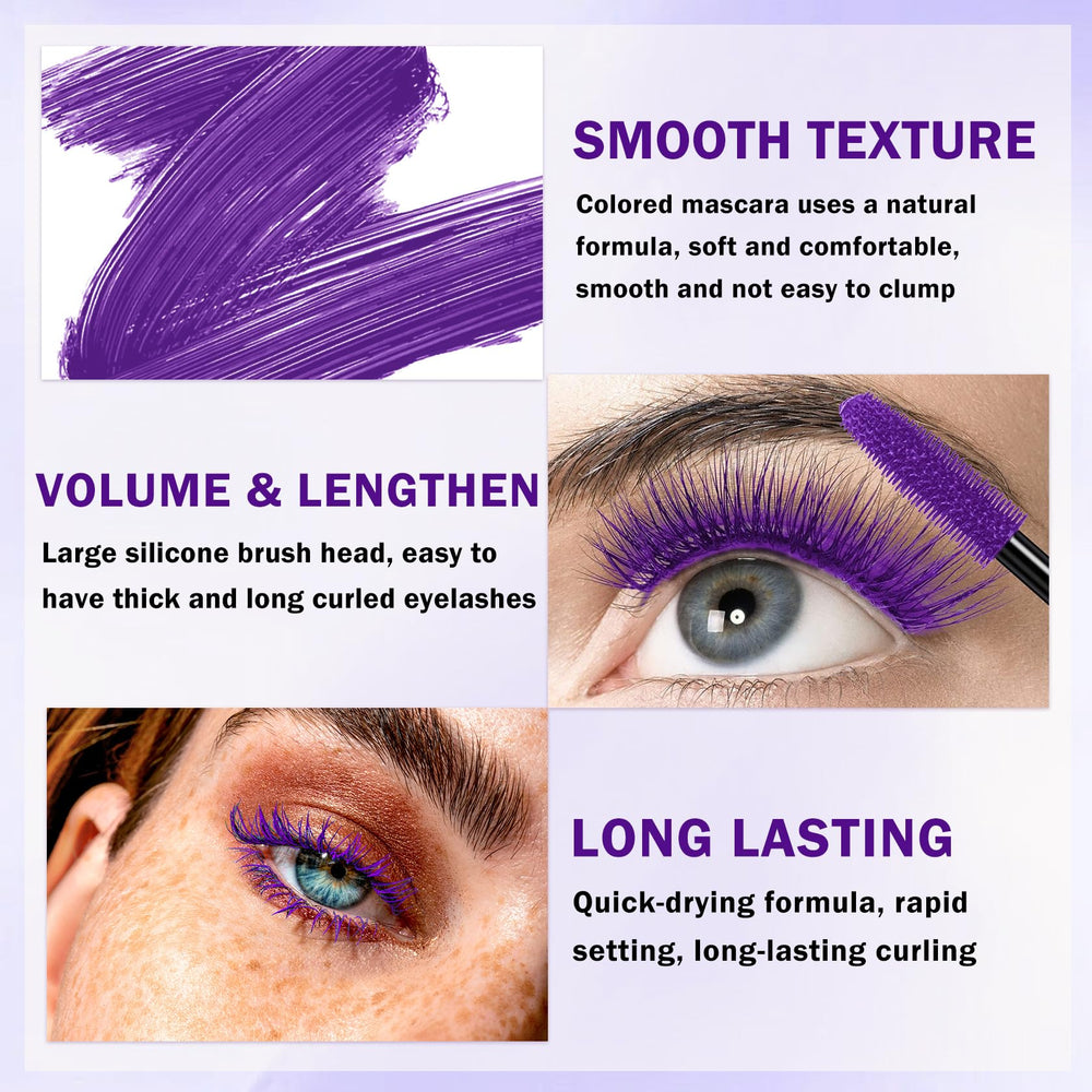 LZXLUKGIR waterproof mascara long-lasting formula resists smudging in heat.