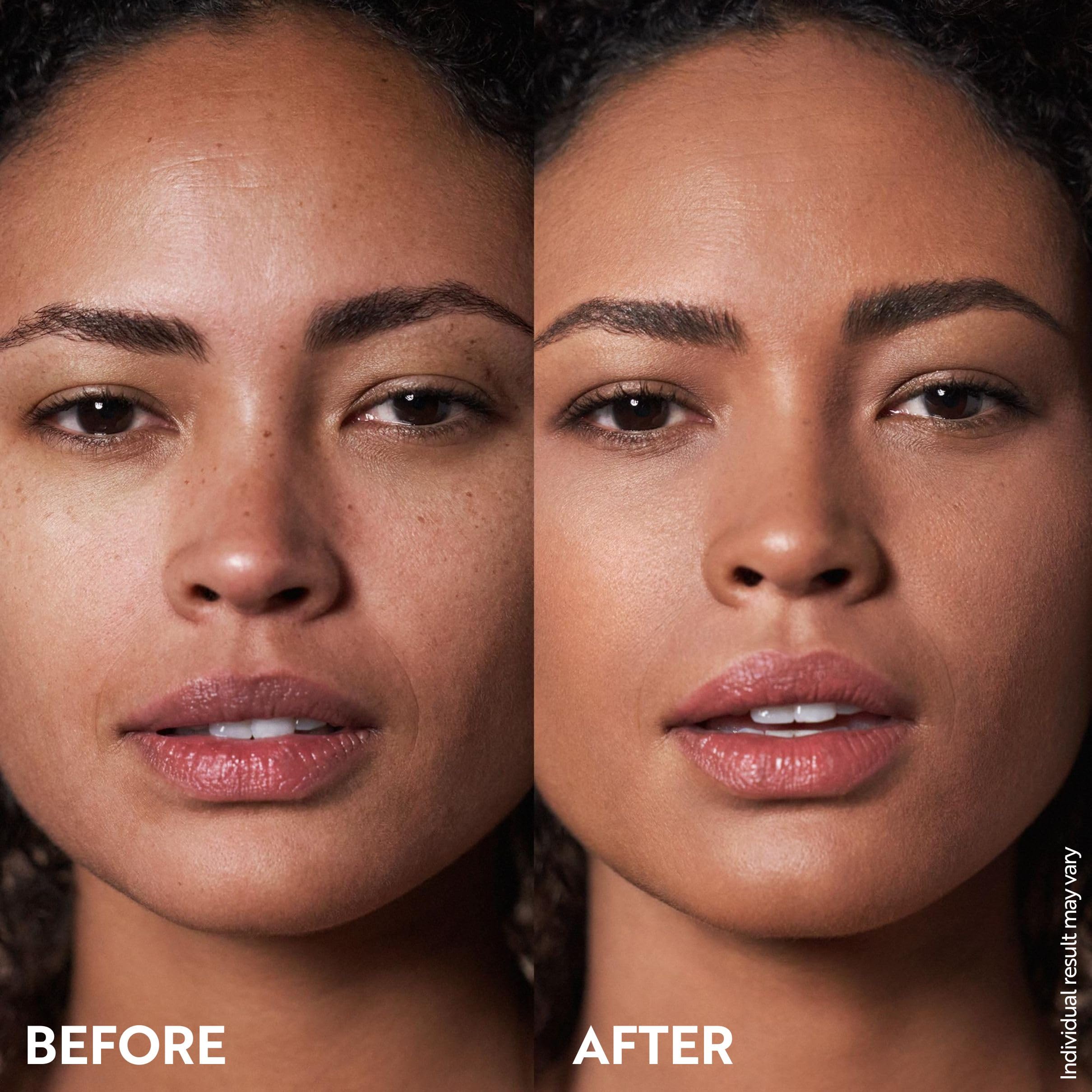 M. Asam Deep Teint swatch on skin shows blendable coverage.