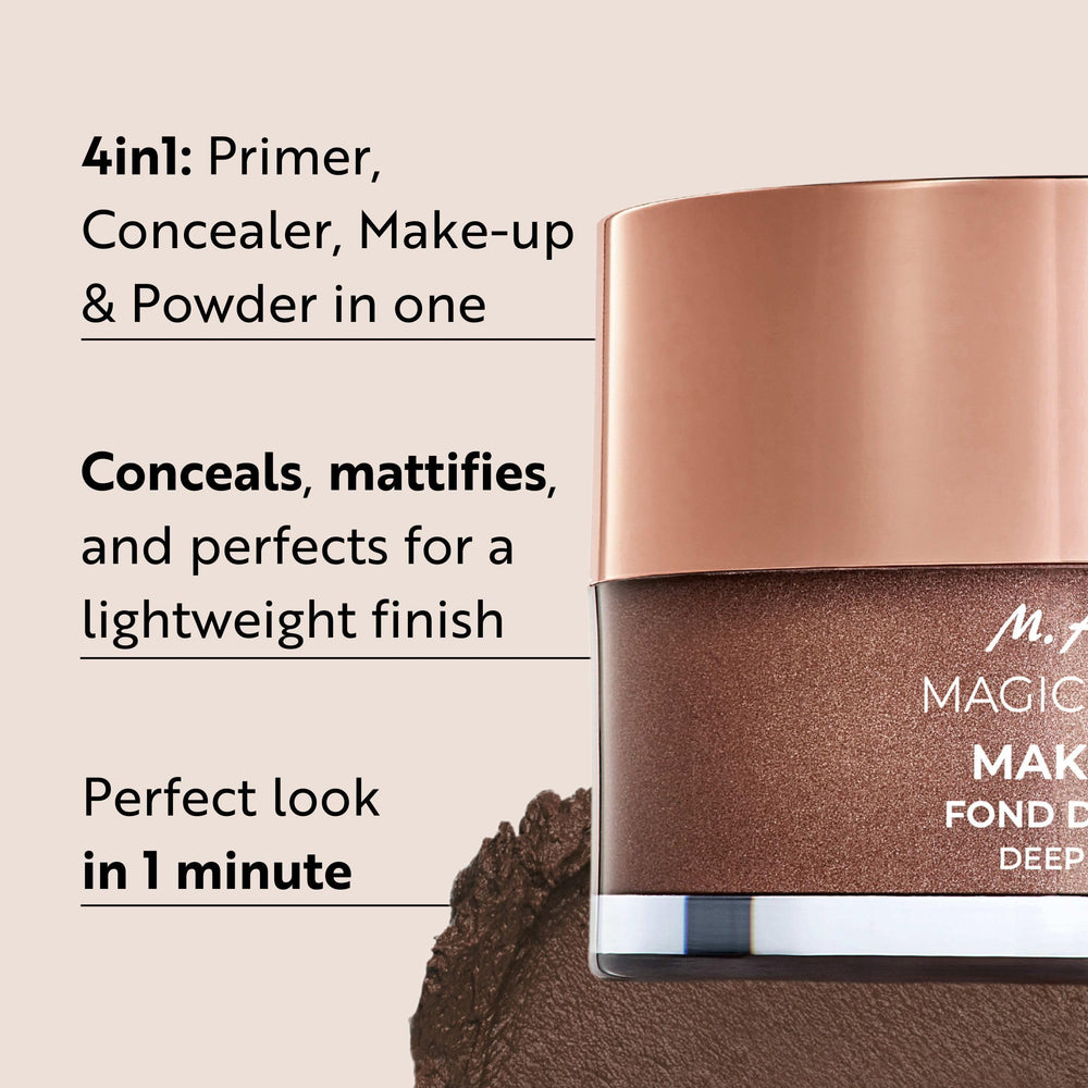 M. Asam mousse texture close-up reveals silky formula for natural finish.