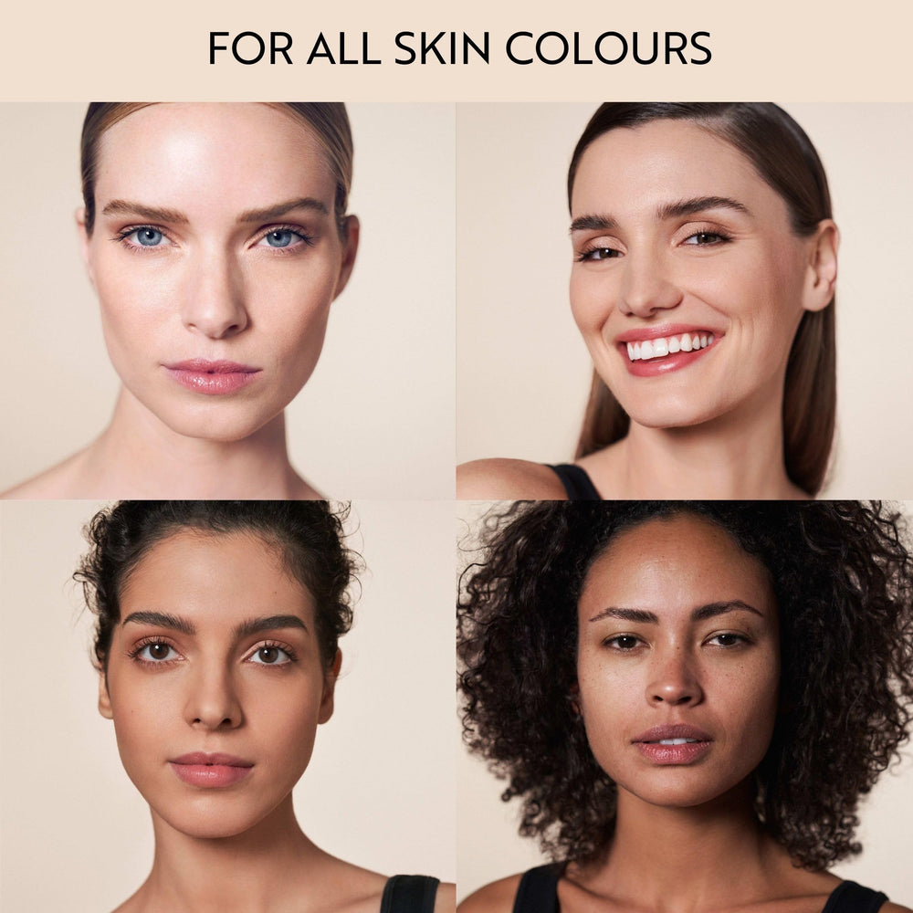 M. Asam Magic Finish Primer under makeup with tinted cream mixing shows versatile use.