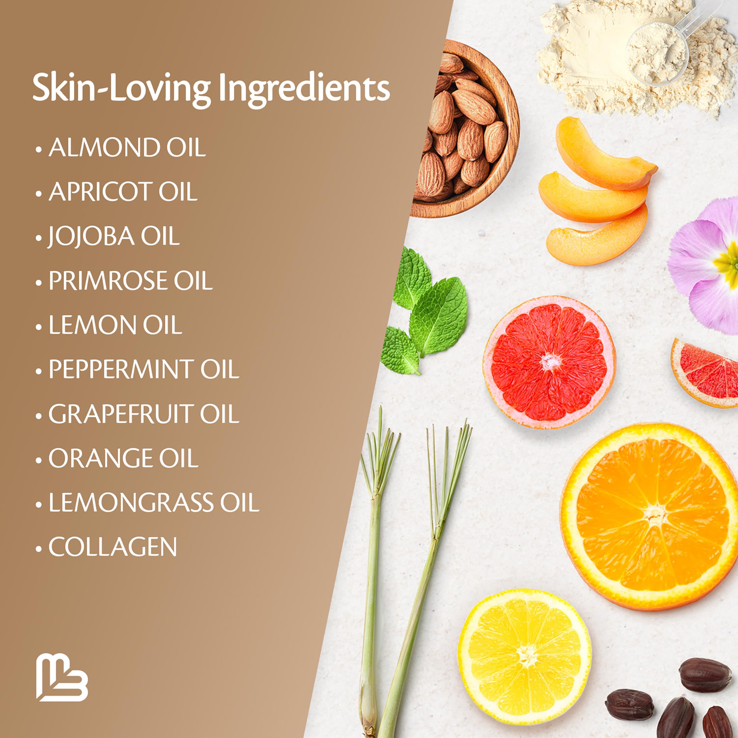 M3 Naturals face application demonstrates versatile exfoliation for facial skin.