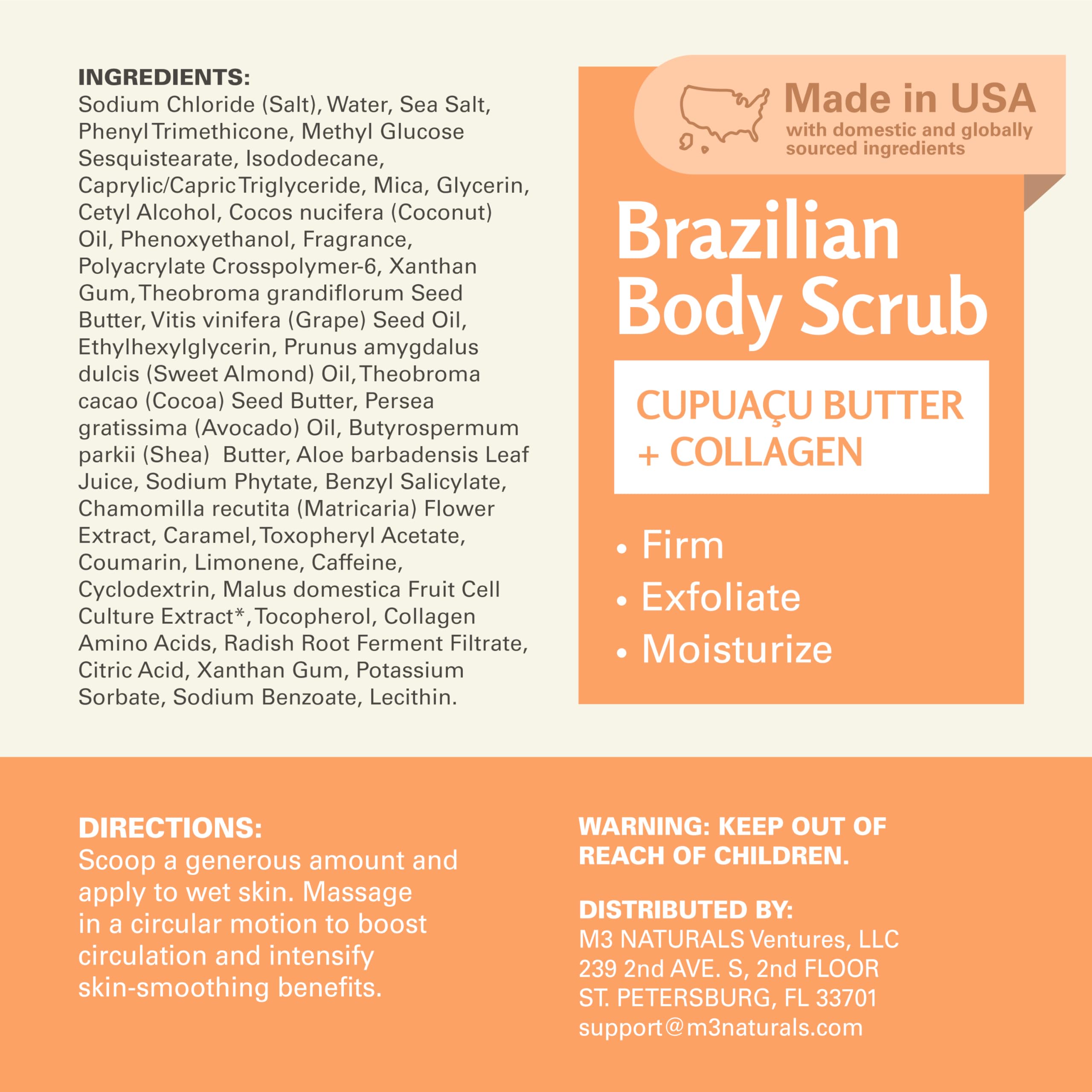 M3 Naturals creamy-texture focus conveys luxurious, gentle exfoliation suitable for daily use.
