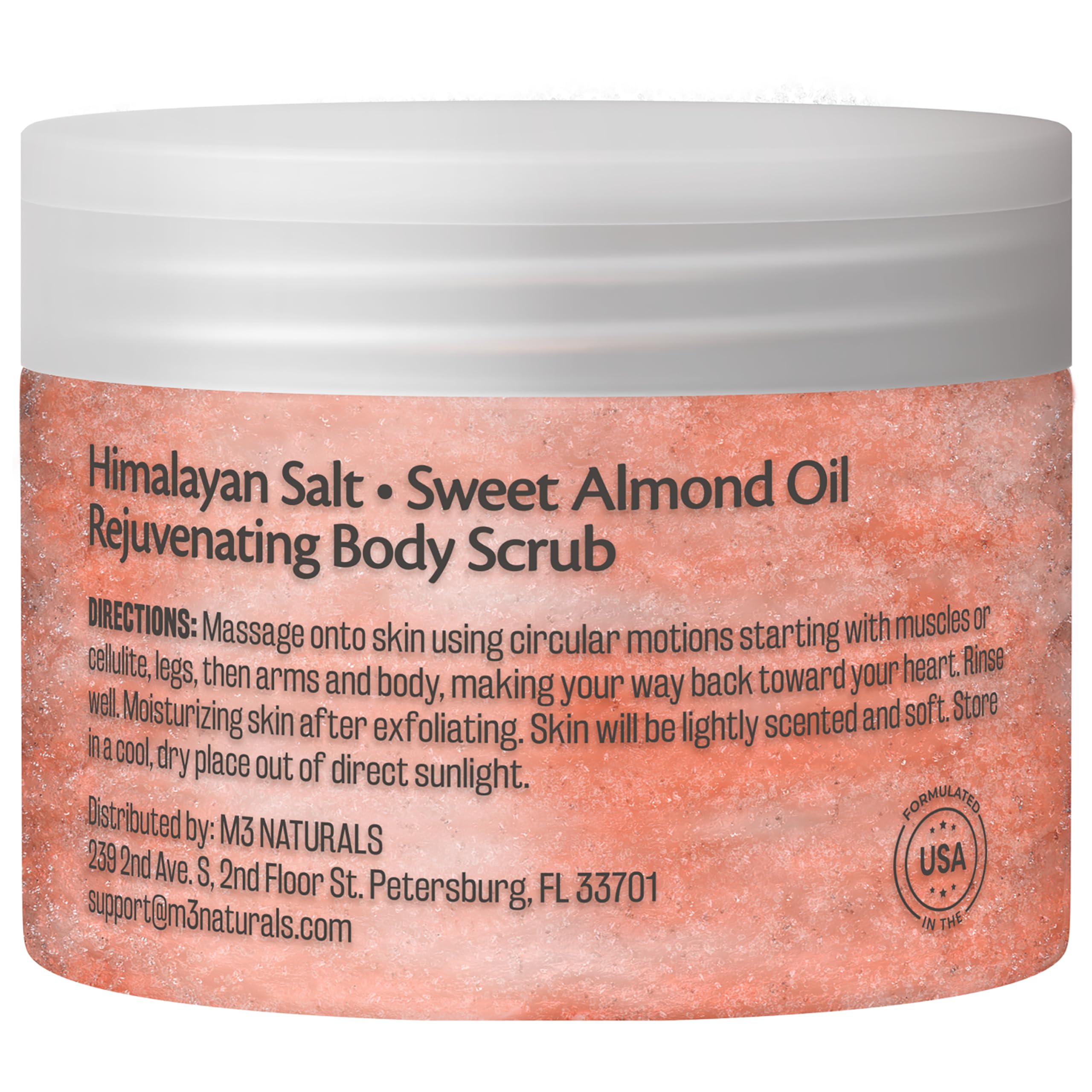 M3 Naturals Himalayan Salt Scrub hands for smoother skin