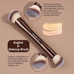 MAANGE angle contour concealer brush for precise facial shaping.
