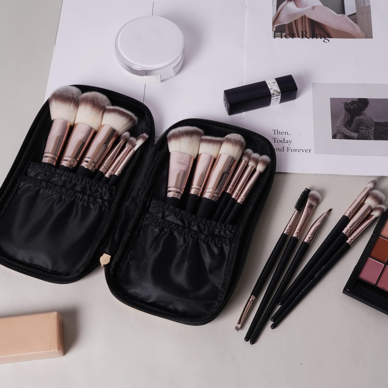 MAANGE blush brush coffee brush for natural radiant cheek color
