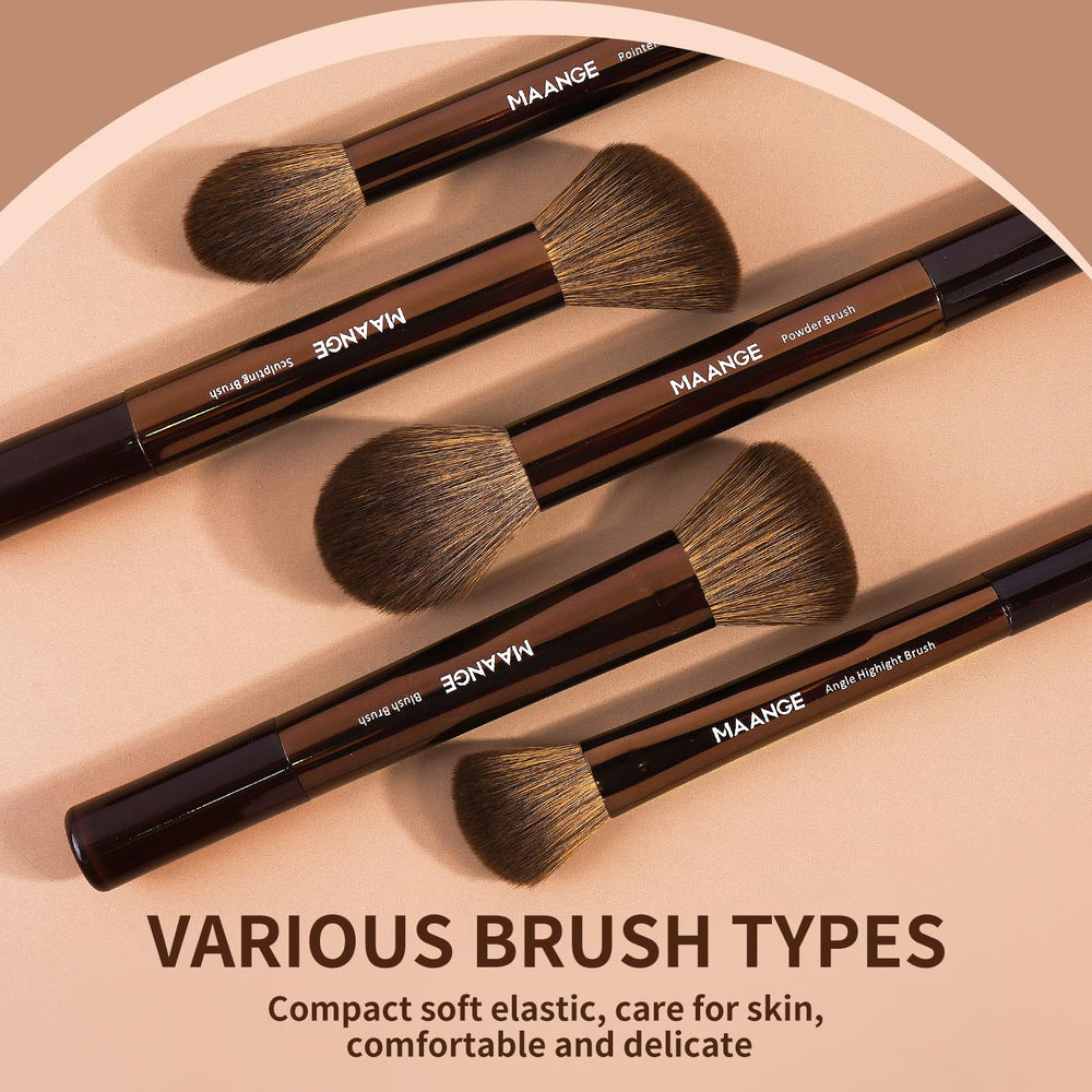MAANGE blush brush creates precise application and soft definition.