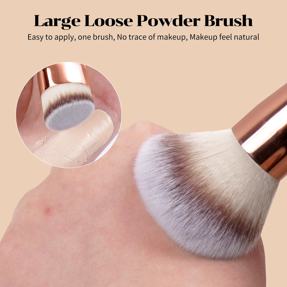 MAANGE coffee basic brush 2 close-up supports smooth blending and even application.