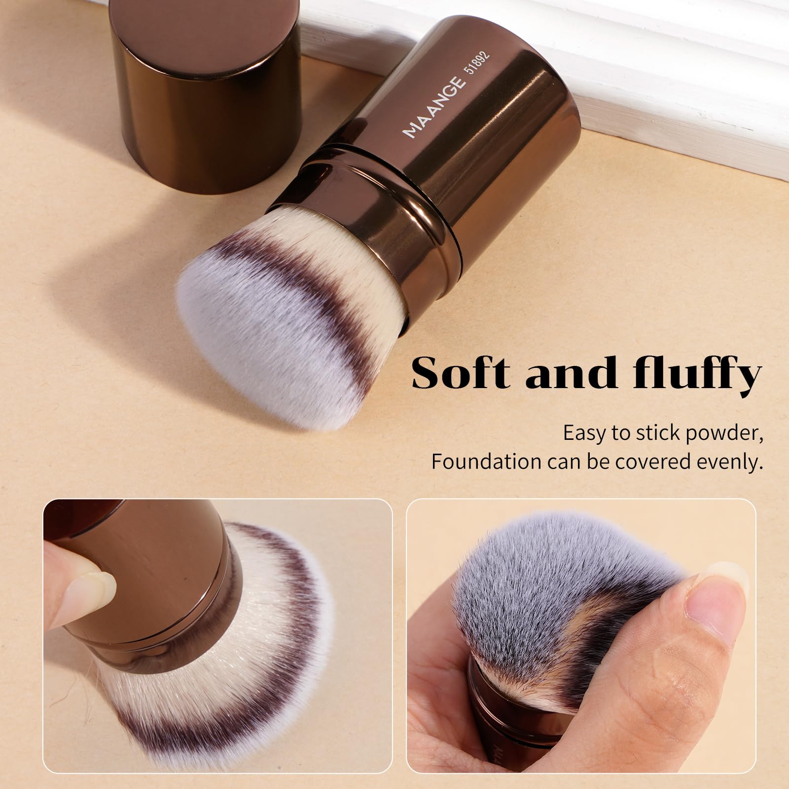 MAANGE coffee brush set daily routine usage supports versatile everyday looks.
