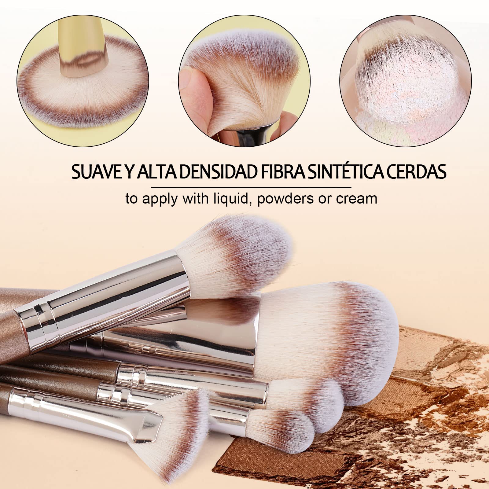 MAANGE concealer brush fine tip enables precise correction