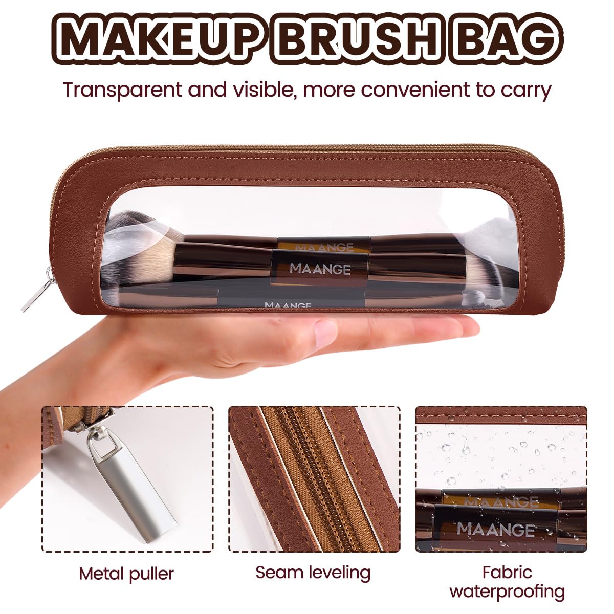 MAANGE easy-clean bristles stay smooth after washing.