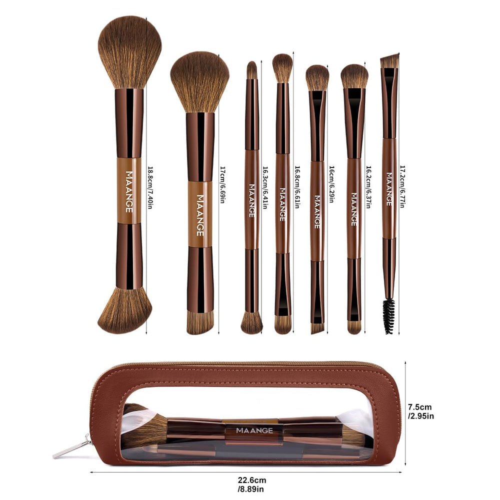 MAANGE hypoallergenic bristles suitable for daily makeup routines