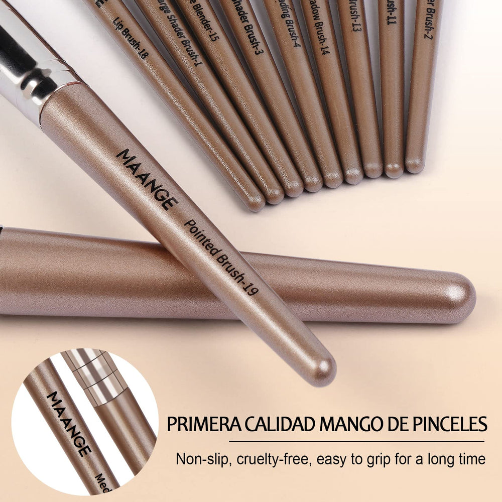 MAANGE kabuki brush two-piece for smooth even powder application