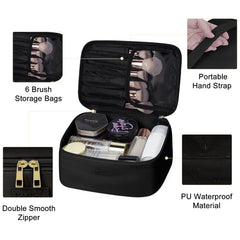 MAANGE makeup bag wide opening – easy access to cosmetics