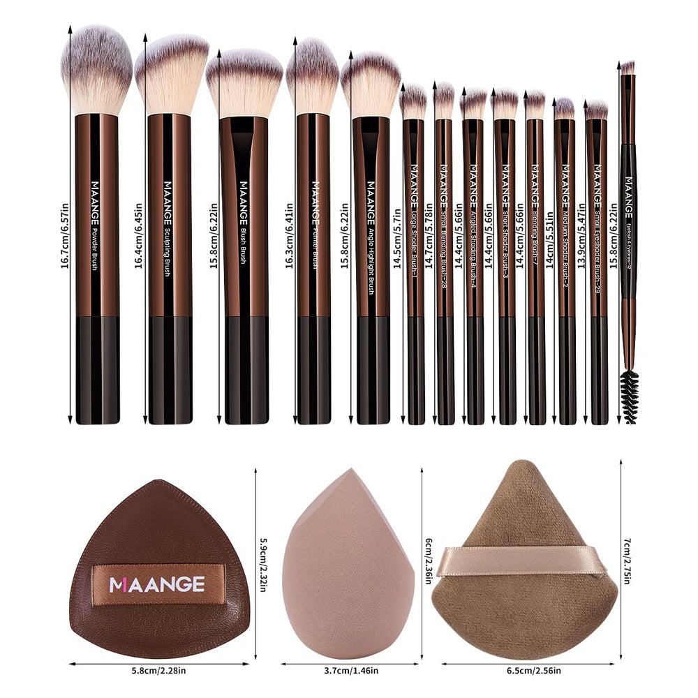 MAANGE makeup sponge ideal for liquid foundation blending and seamless coverage.
