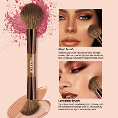 MAANGE precision eye brushes for base, contour, eyeshadow and detailing
