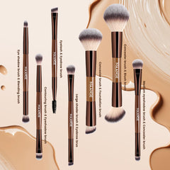MAANGE precision eyeshadow brushes deliver clean, defined eye looks.