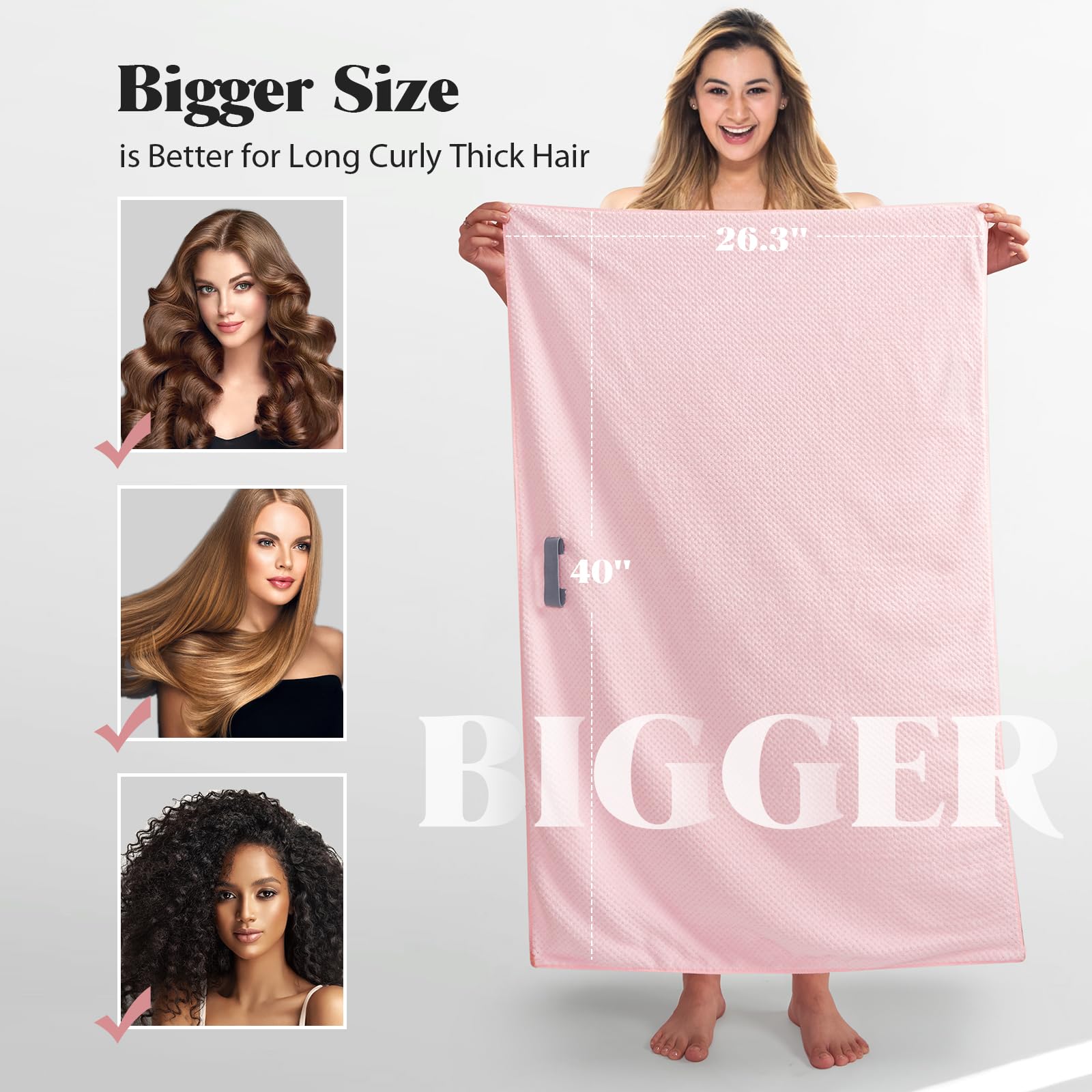 MABAO microfiber absorbent material close-up emphasizes fast moisture absorption.