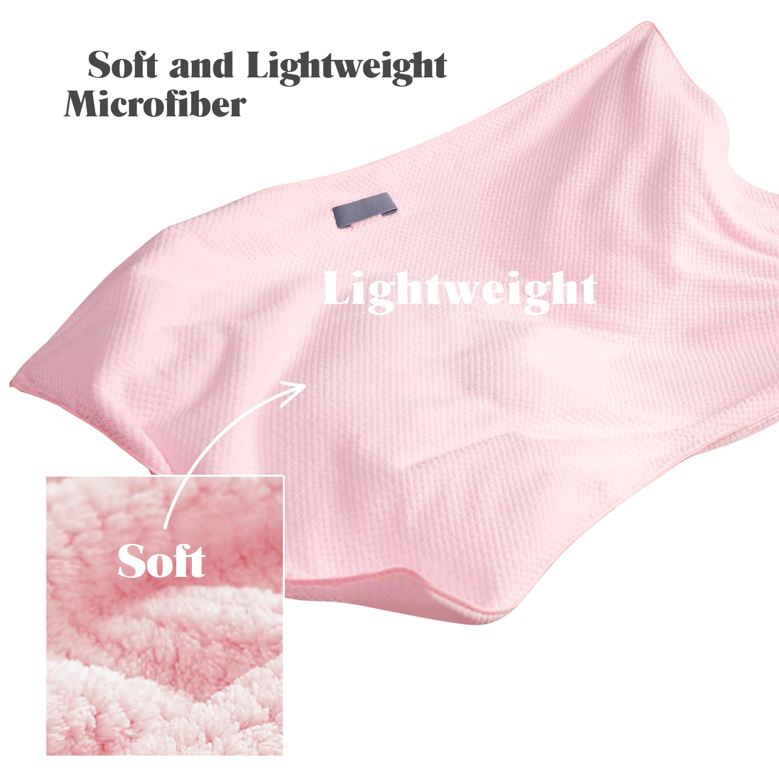 MABAO hair towel wrap drying speed visual shows quicker air-drying.