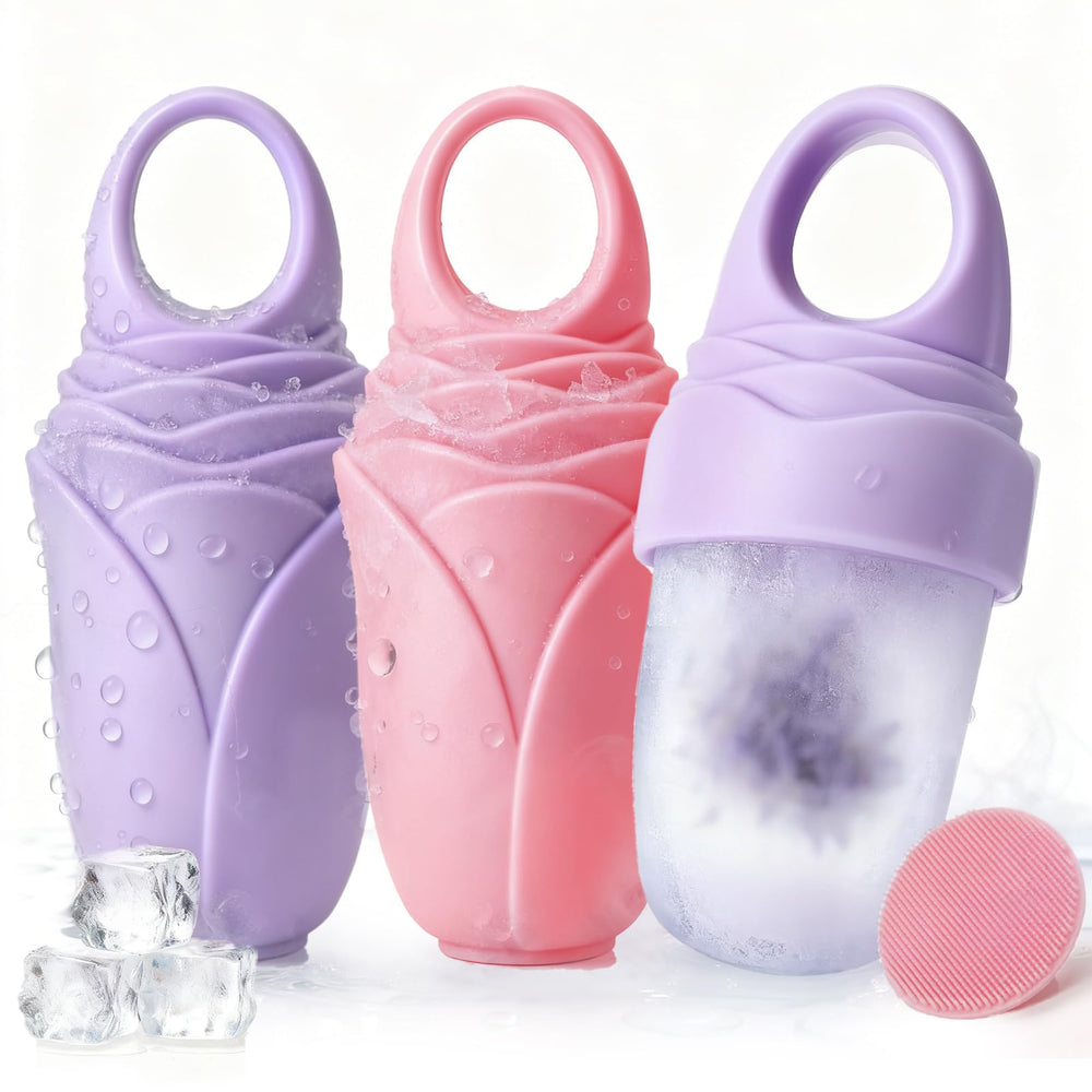 Mabnuby rose ice roller packaging showcases a ready to use skincare tool for refreshing routines.