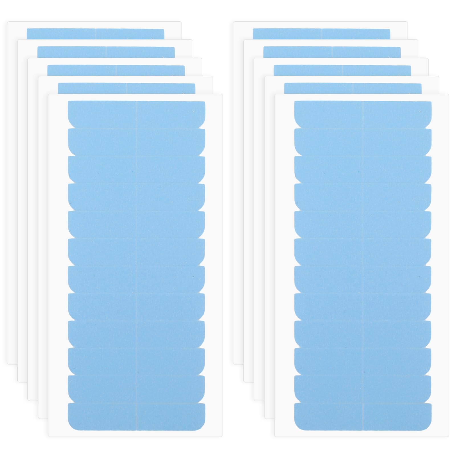 Mabor hair-extension tape sheet, 3.94x2.05 inch, easy-cut for custom sizing and secure hold