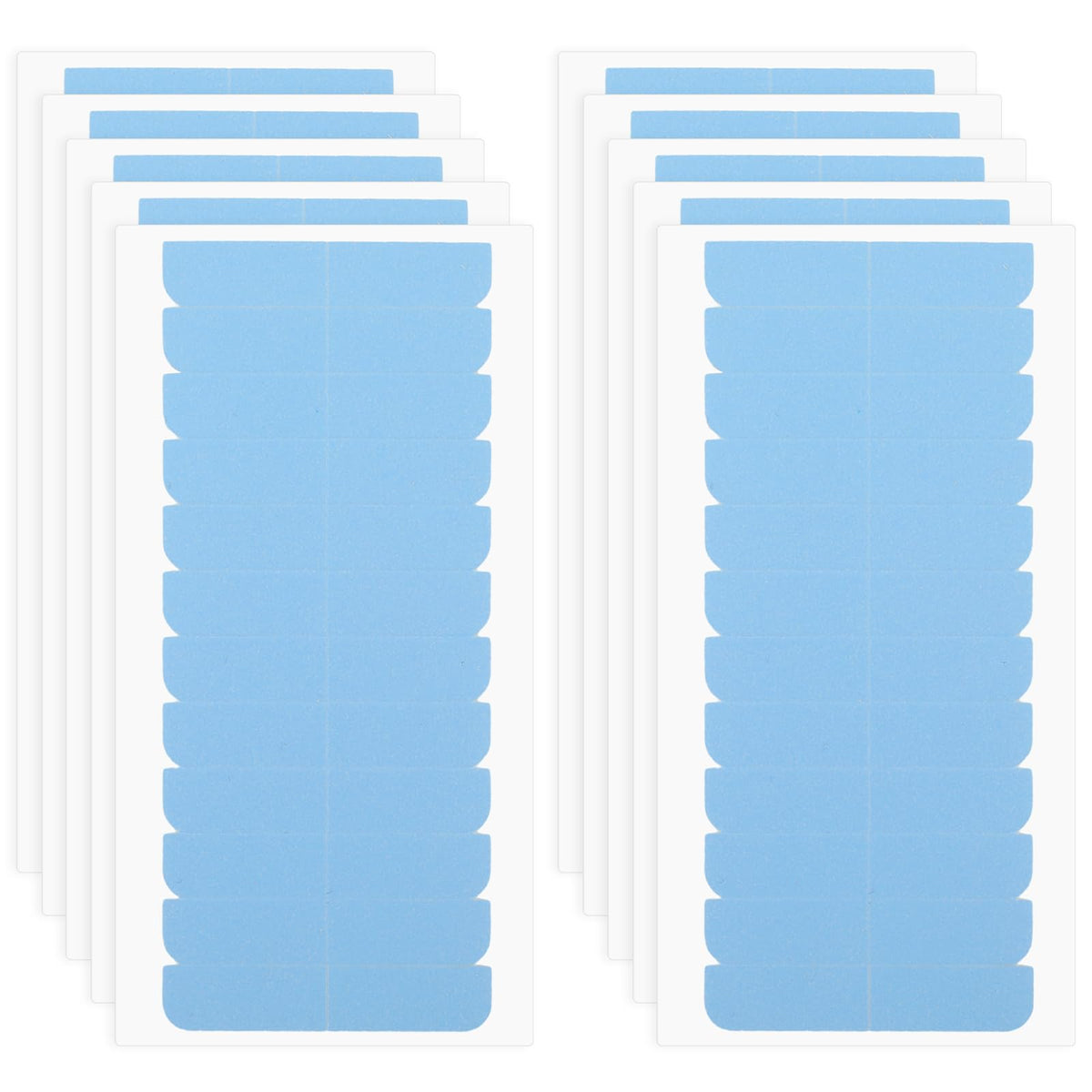 Mabor hair-extension tape sheet, 3.94x2.05 inch, easy-cut for custom sizing and secure hold