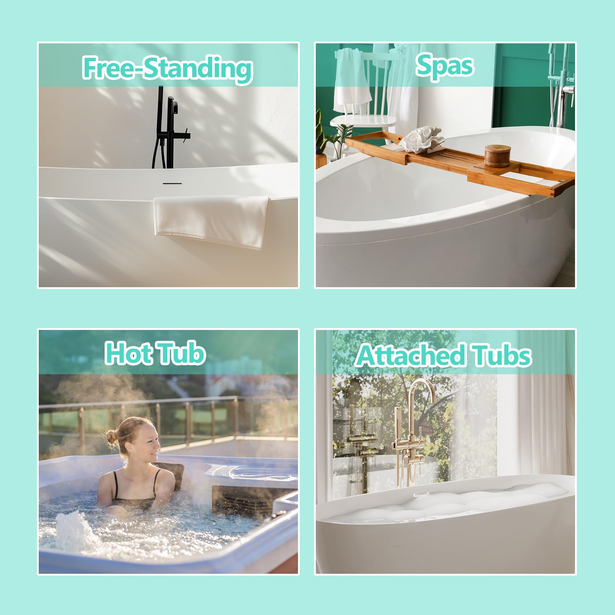 MABOZOO bath seat cushion spa-like soaking experience enhances bath time.