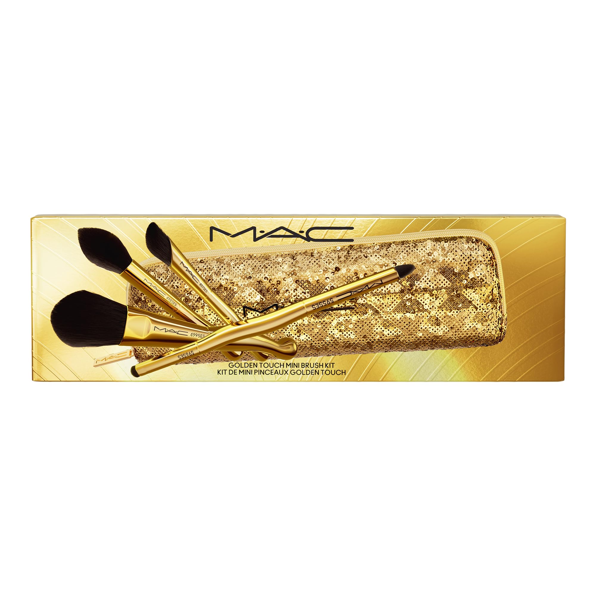 MAC 595-596 eye-shadow double-ended brush shown for blending and shading.