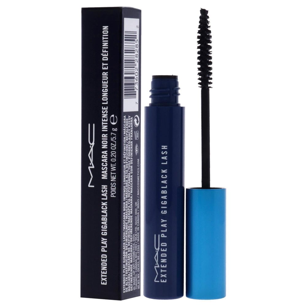 MAC Extended Play Gigablack Lash tube design highlights sleek travel-friendly packaging