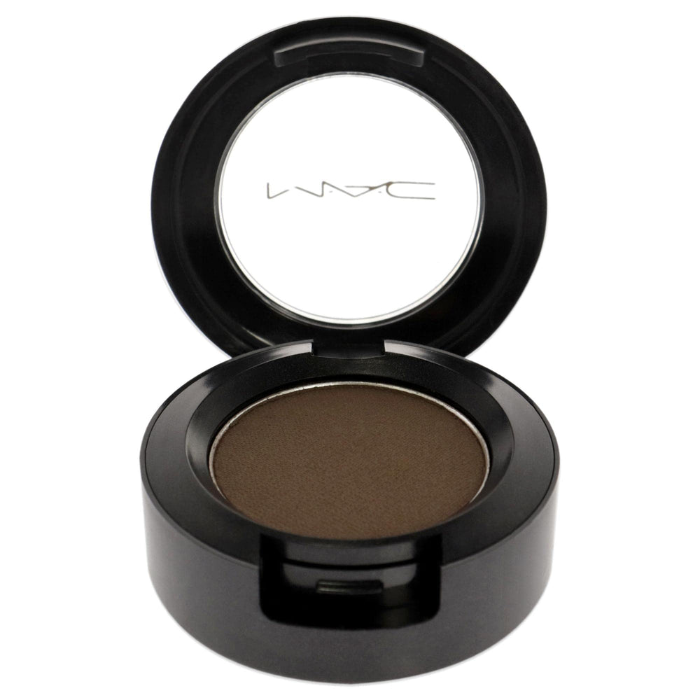 MAC Eye Shadow Brun compact demonstrates portable design for quick, everyday looks.
